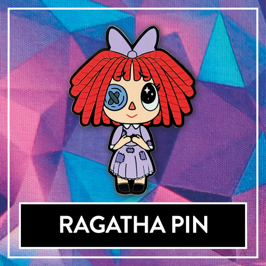 Ragatha The Amazing Digital Circus Enamel Pin - Circus Friends TADC pin