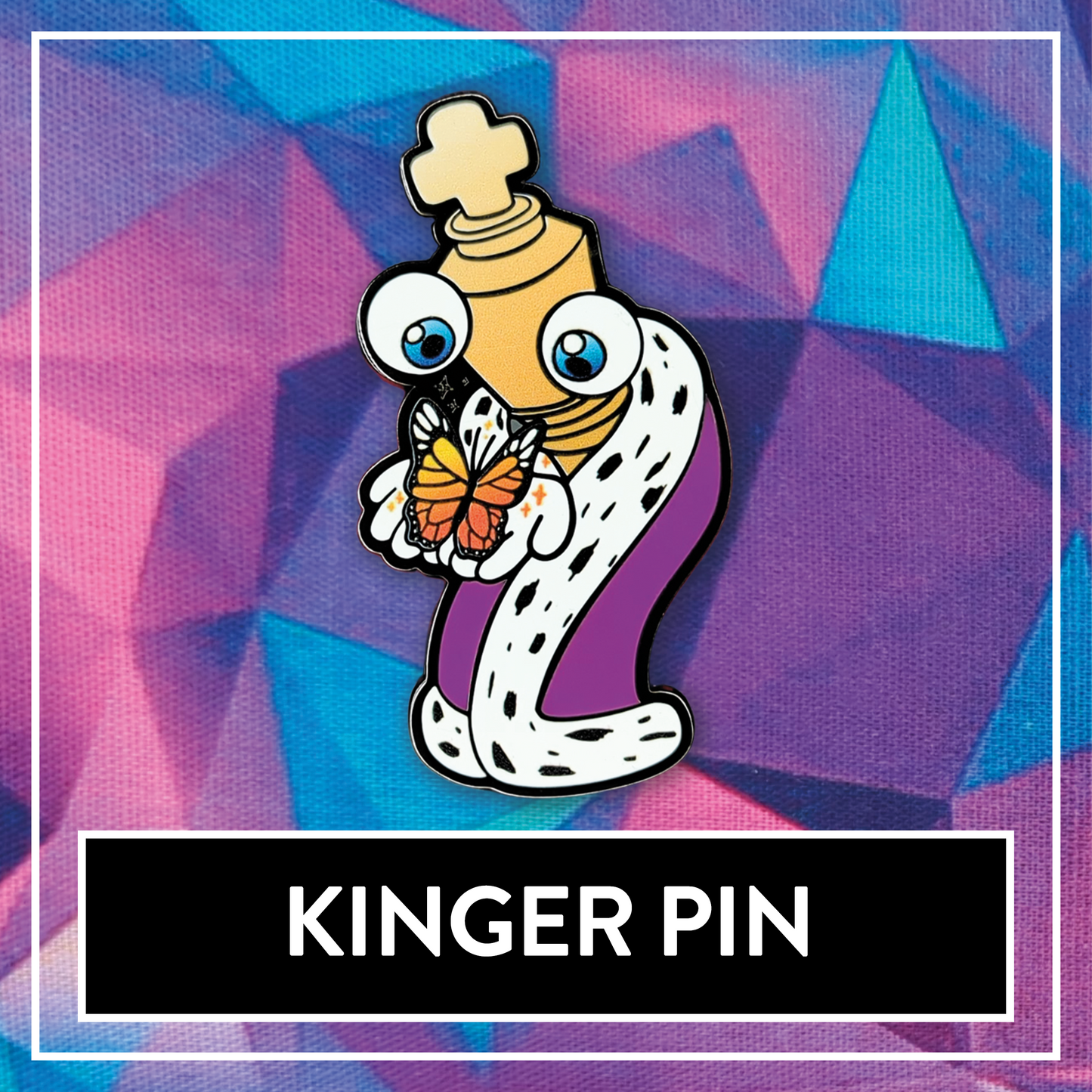 Kinger The Amazing Digital Circus Enamel Pin - Circus Friends TADC pin