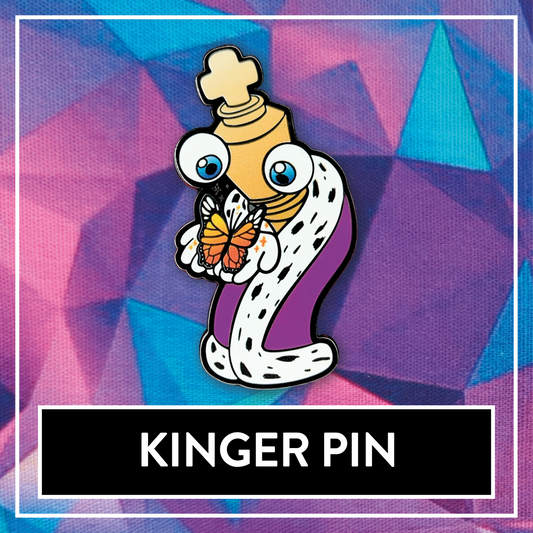 Kinger The Amazing Digital Circus Enamel Pin - Circus Friends TADC pin