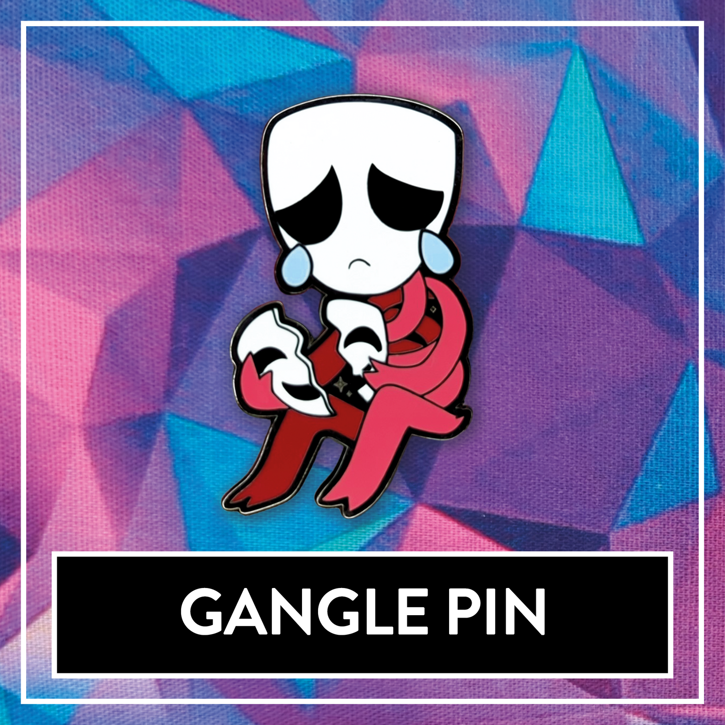 Gangle The Amazing Digital Circus Enamel Pin - Circus Friends TADC pin