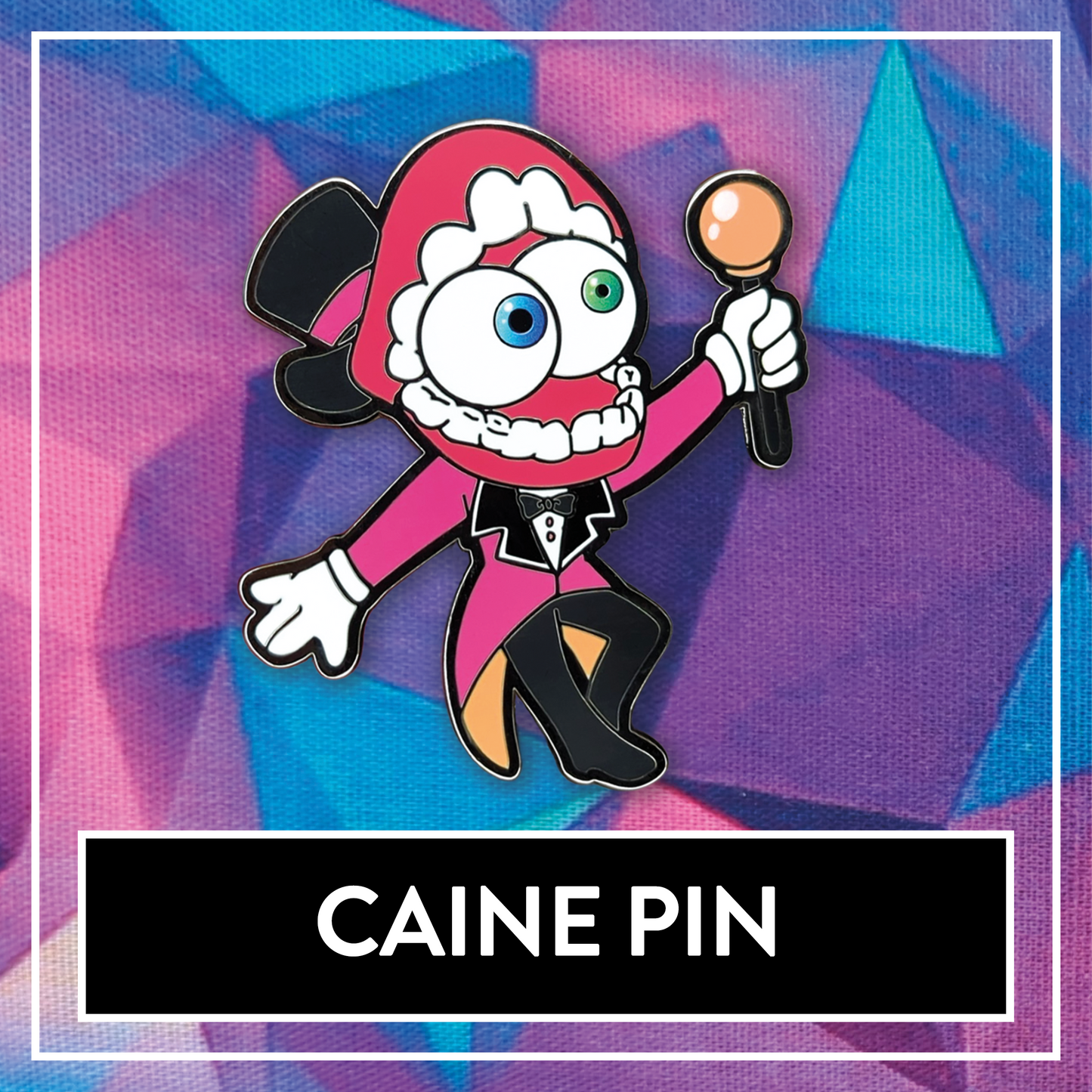 Caine The Amazing Digital Circus Enamel Pin - Circus Friends TADC pin