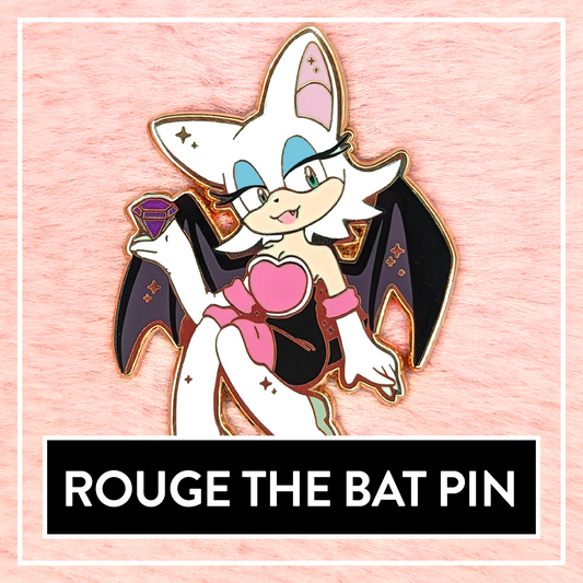 Rouge the Bat Hard Enamel Pin
