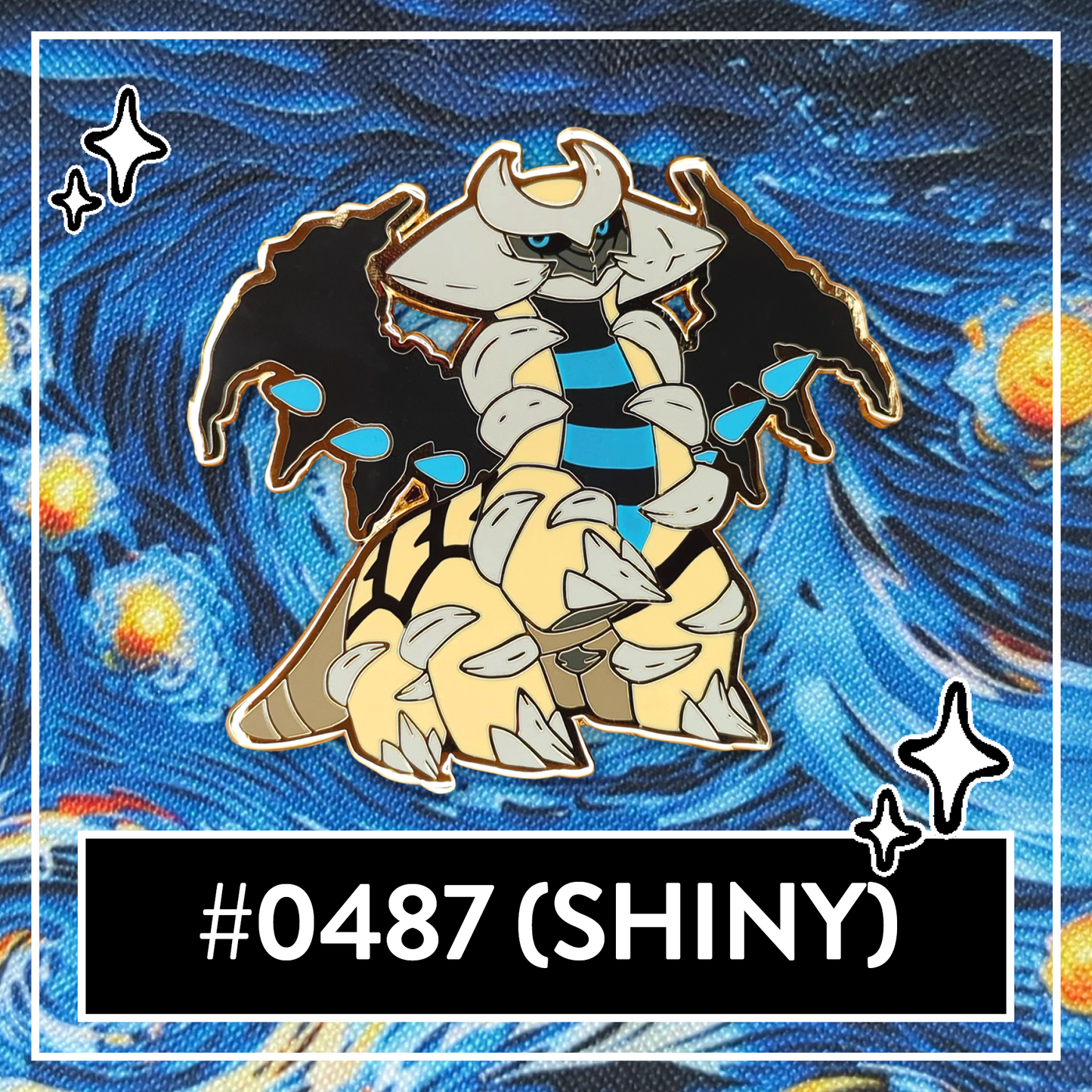 #0487 Shiny Legendary Nightmare XXL Hard Enamel Pin – May 2025 Patreon PinClub Pin