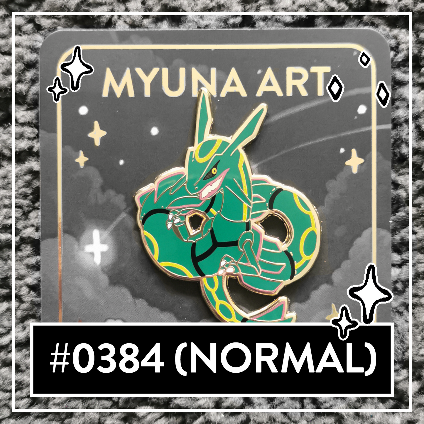 #0384 Sky Dragon (Normal) XXL Hard Enamel Pin