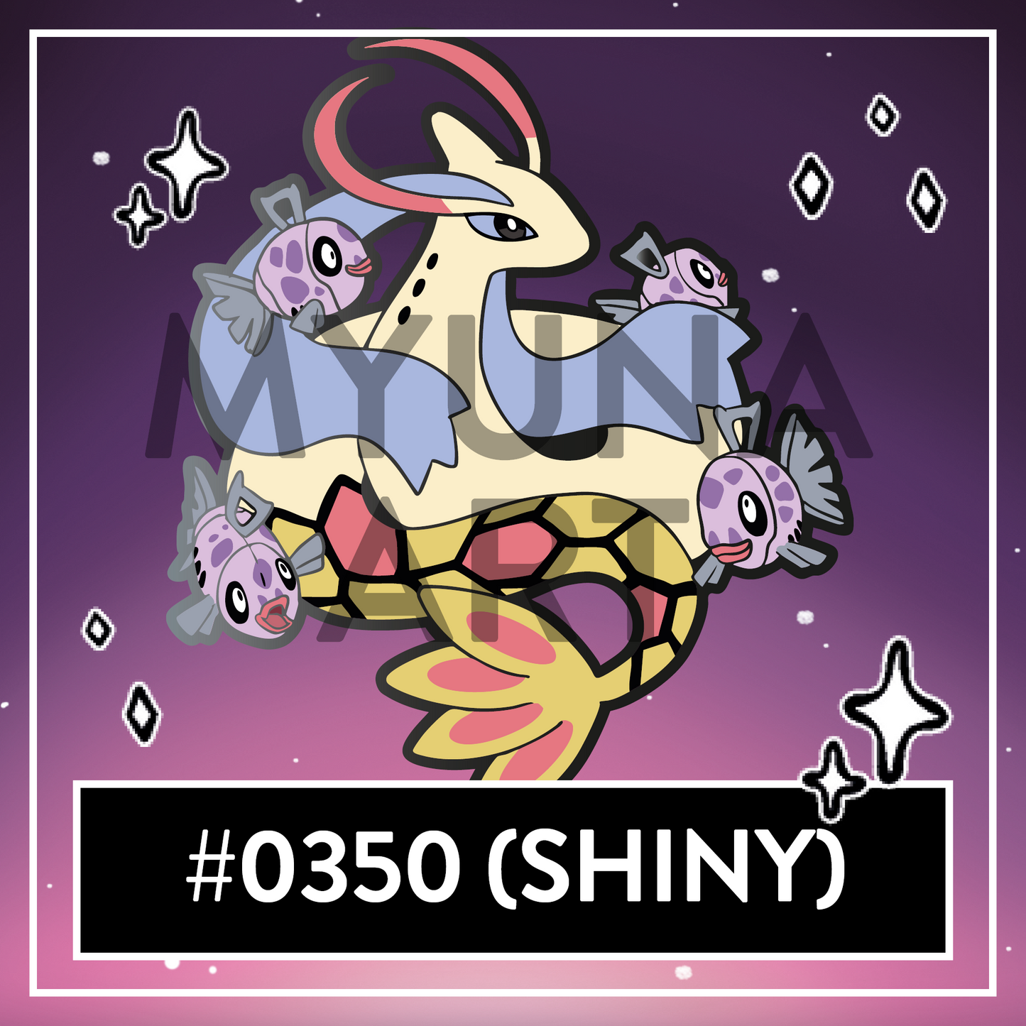 #0249 & #0350 Shiny Sea Serpent XXL Hard Enamel Pin - December 2025 Patreon PinClub Pin