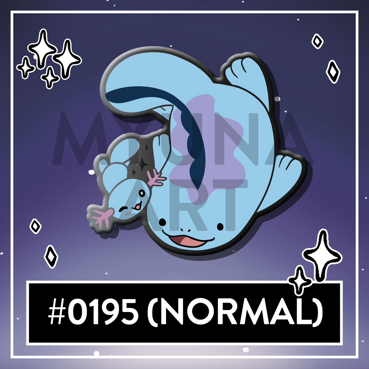 #0194 & #0195 Water Friends enamel pin