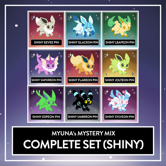 PREORDER Complete Set (Shiny) Myuna's Eeveelution Series