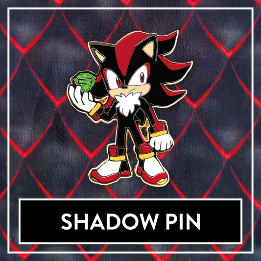 Shadow the Hedgehog Hard Enamel Pin