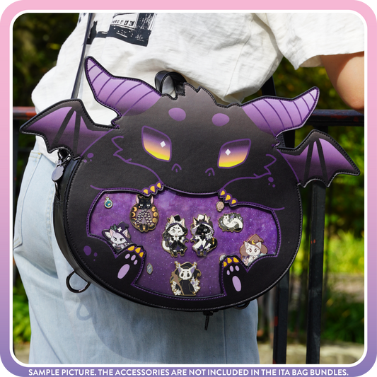 Kawaii Kompanions Ita Bag Bundle Black Dragon