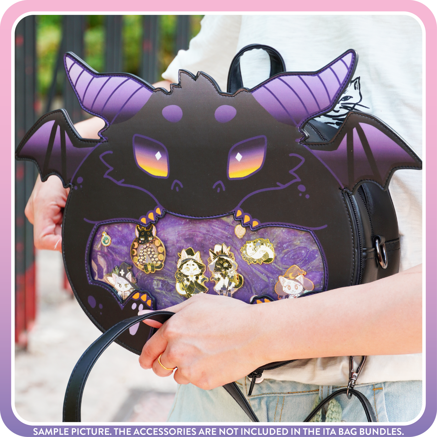 Kawaii Kompanions Ita Bag Bundle Black Dragon