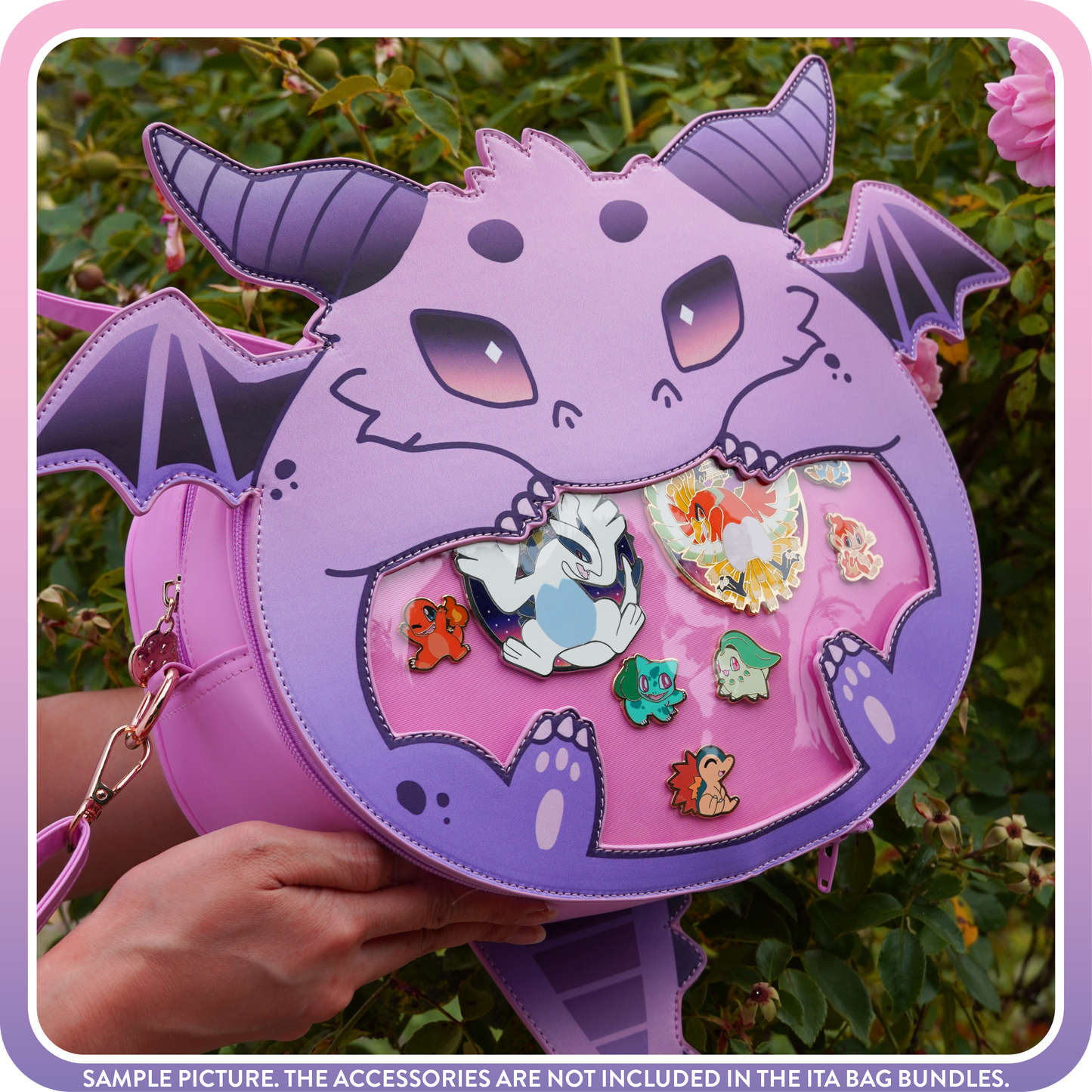Kawaii Kompanions Ita Bag Bundle Pink Dragon – Myuna Art Kawaii Kompanions Ita Bag Bundle Pink Dragon – Myuna Art