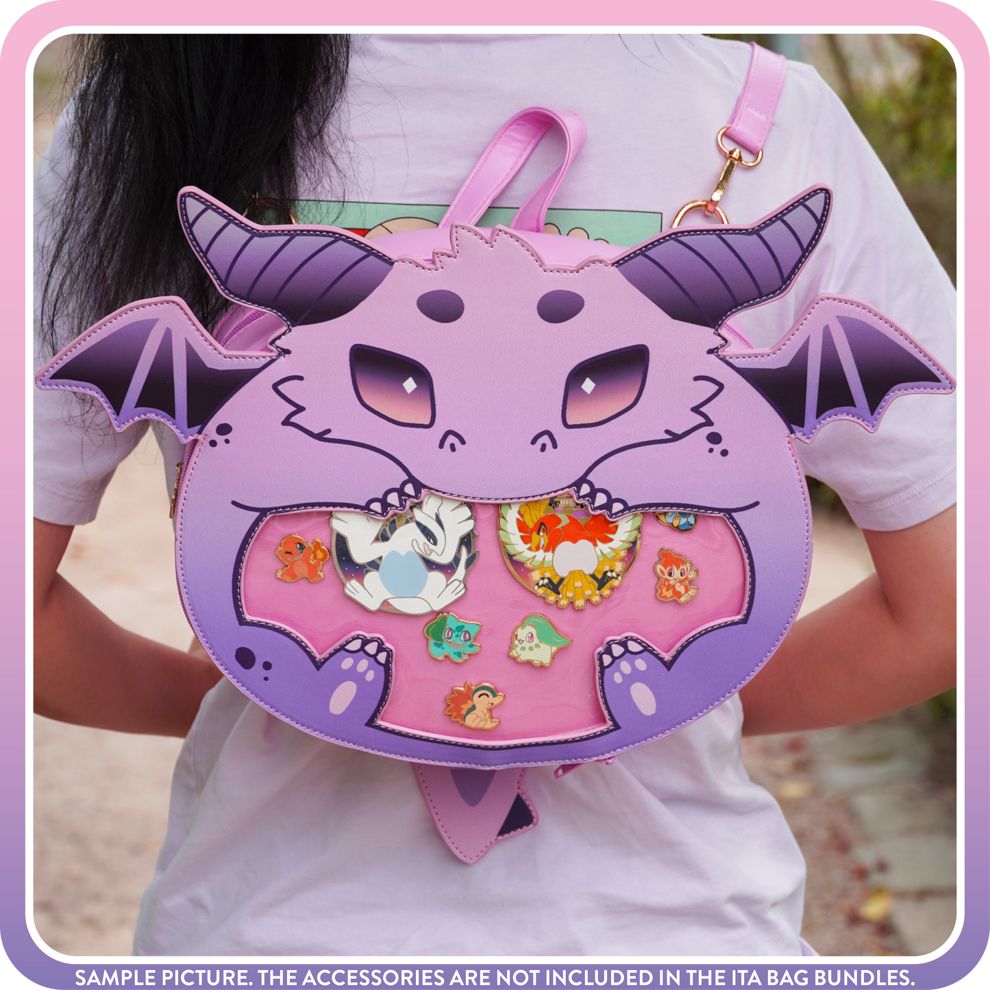 Kawaii Kompanions Ita Bag Bundle Pink Dragon