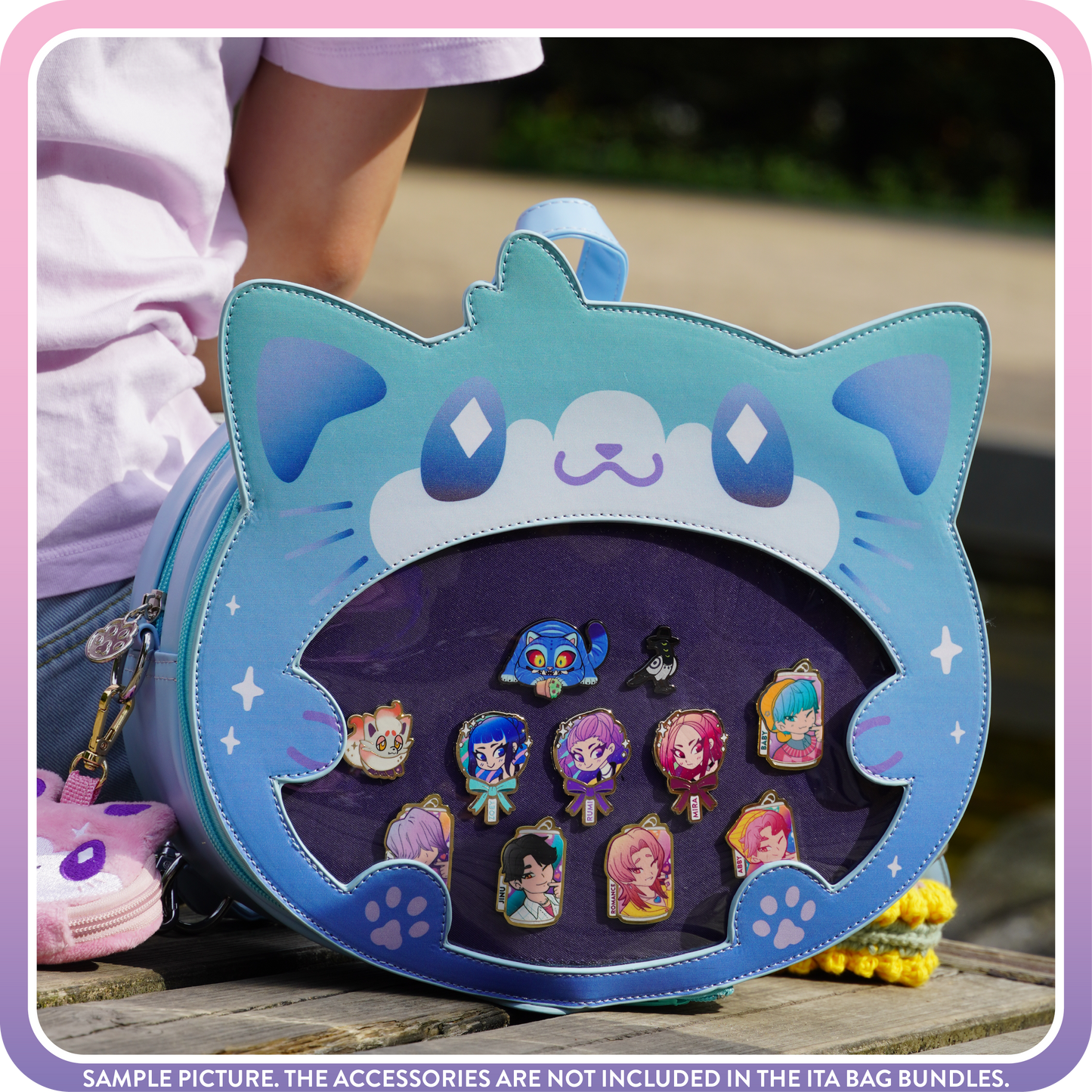 Kawaii Kompanions Ita Bag Bundle Teal Cat