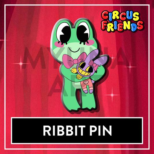 Ribbit Enamel Pin - Circus Friends TADC pin