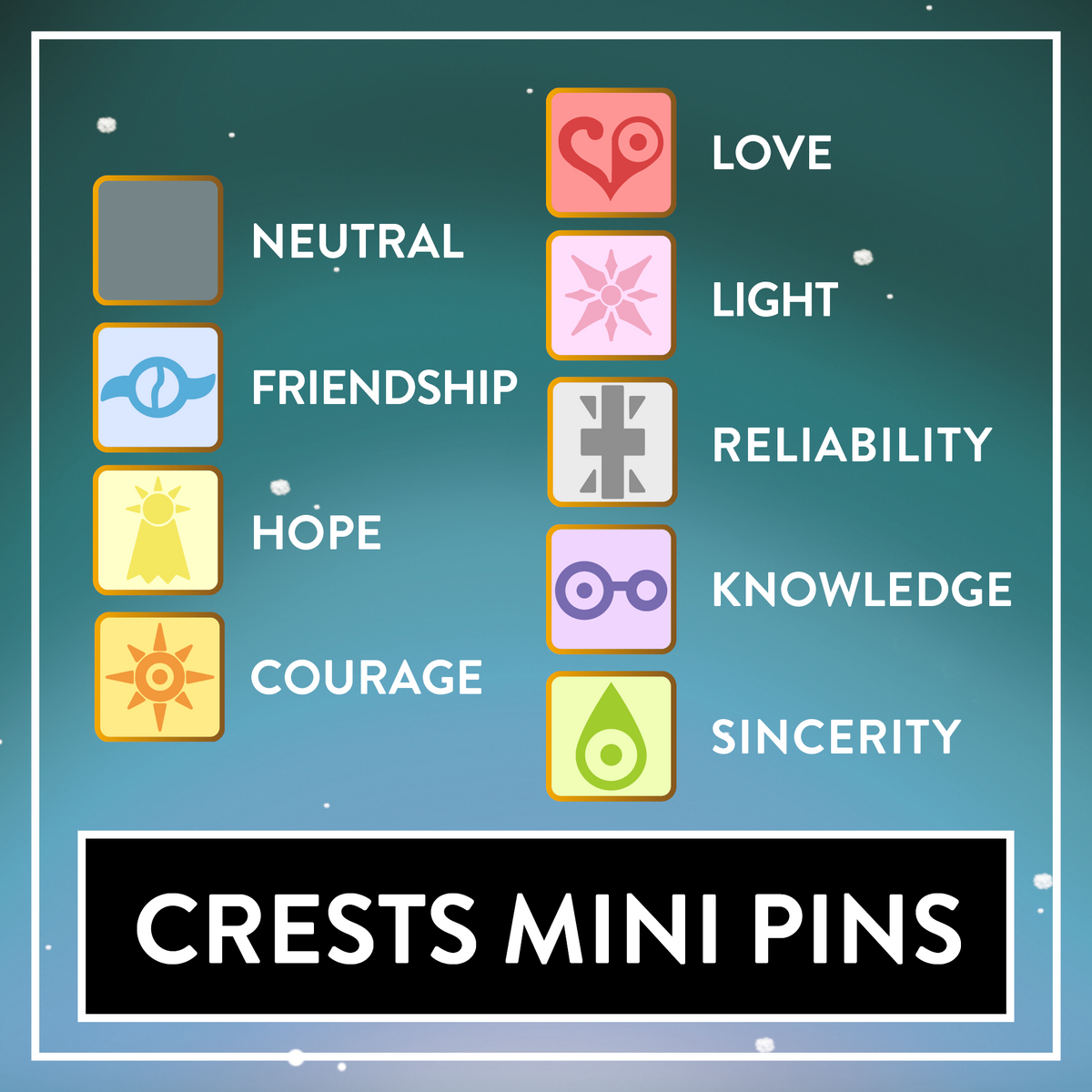 Digivice Hard Enamel Pin - with exchangeable crest mini pins