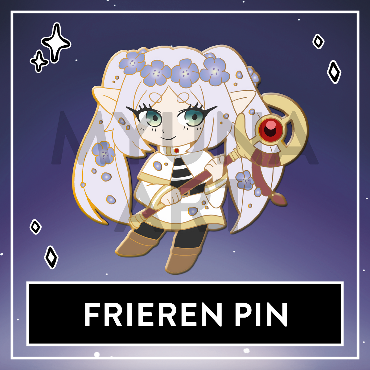 Frieren Hard Enamel Pin