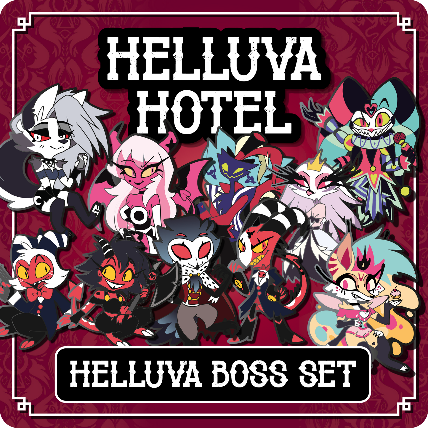 Helluva Boss Collection - Helluva Boss // Helluva Hotel Pin Bundle