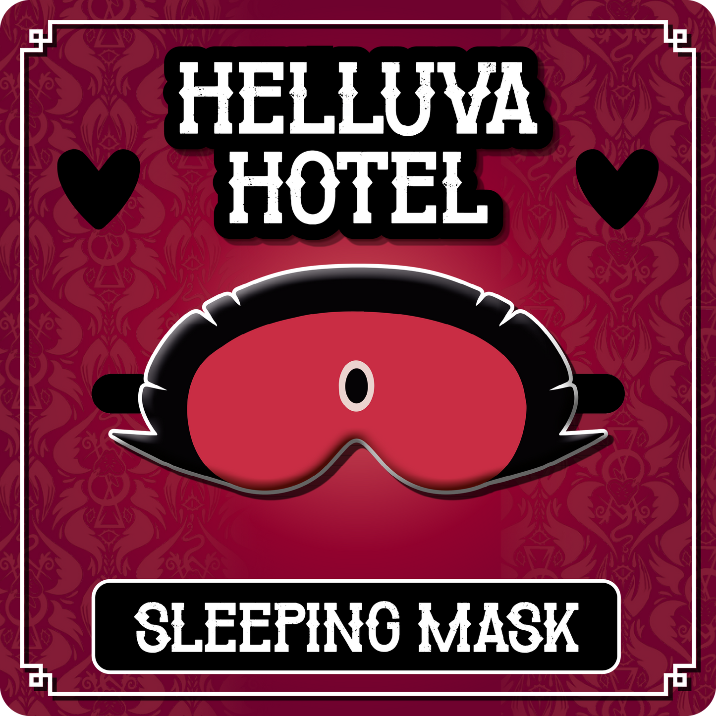 Niffty Sleeping Mask - Helluva Boss // Helluva Hotel Plush Sleeping Mask