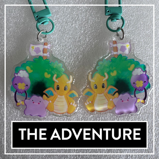 The Adventure double-sided Acrylic Keychain