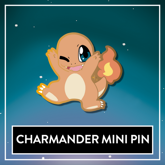 Charmander Mini Starter Hard Enamel Pin