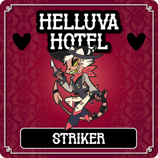 Striker - Helluva Boss // Helluva Hotel Pin