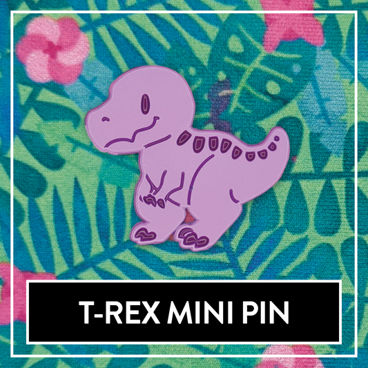 T-Rex Dinosaur Mini Pin