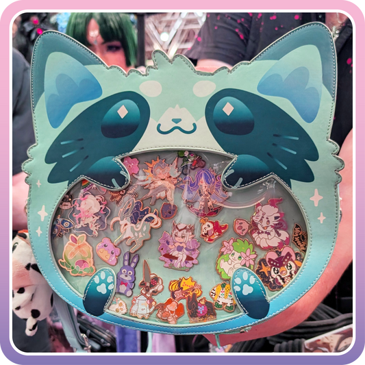 Kawaii Kompanions Ita Bag Bundle Teal Raccoon