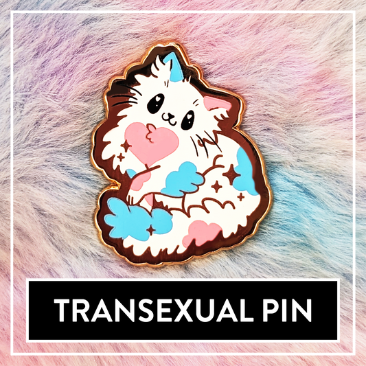 Paws'n'Pride Trans enamel pin