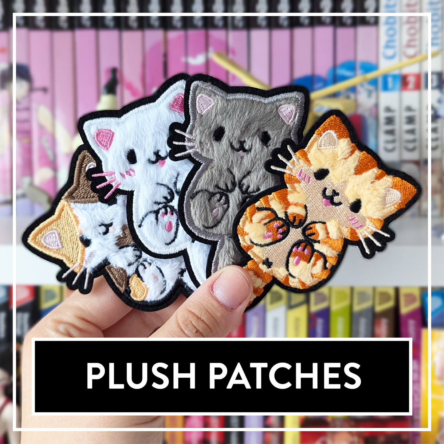 Cute Kitty Plush Patches