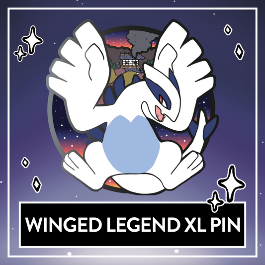 #0249 Winged Legend XL Hard Enamel Pin