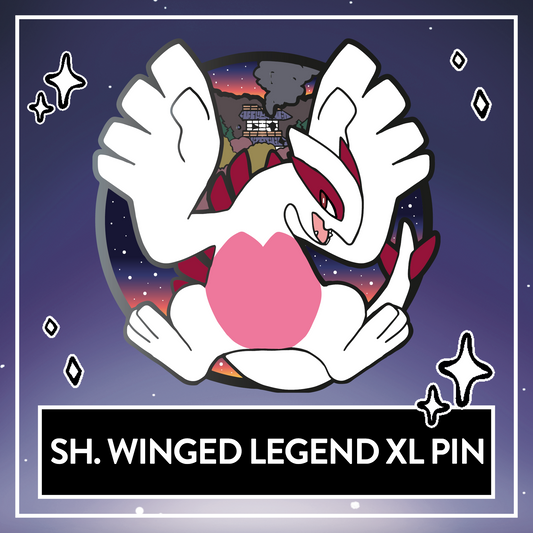 Shiny Winged Legend XL Pin