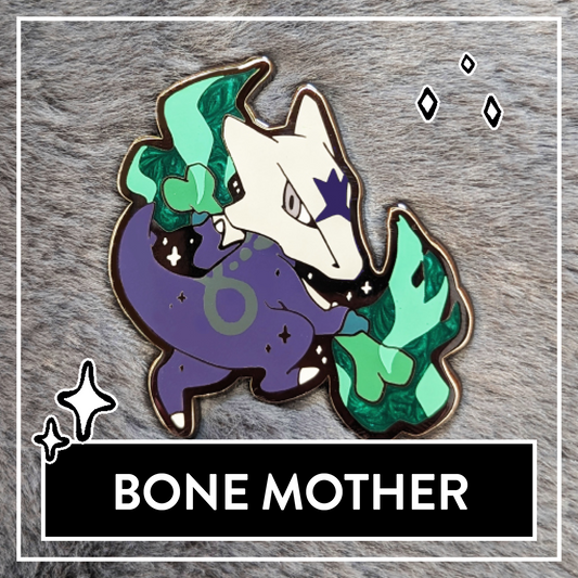 #0105 Bone Mother Hard Enamel Pin