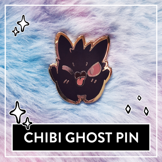 #0094 Chibi Ghost Mini Pin