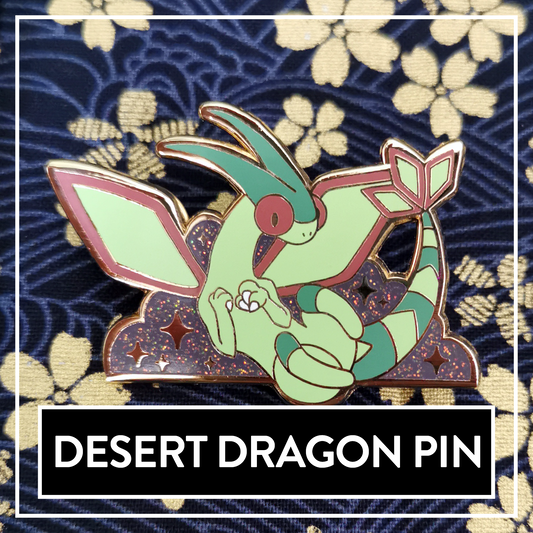#0330 Desert Dragon Hard Enamel Pin