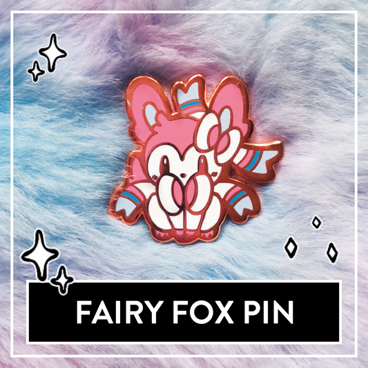 #0700 Fairy Fox Mini Hard Enamel Pin