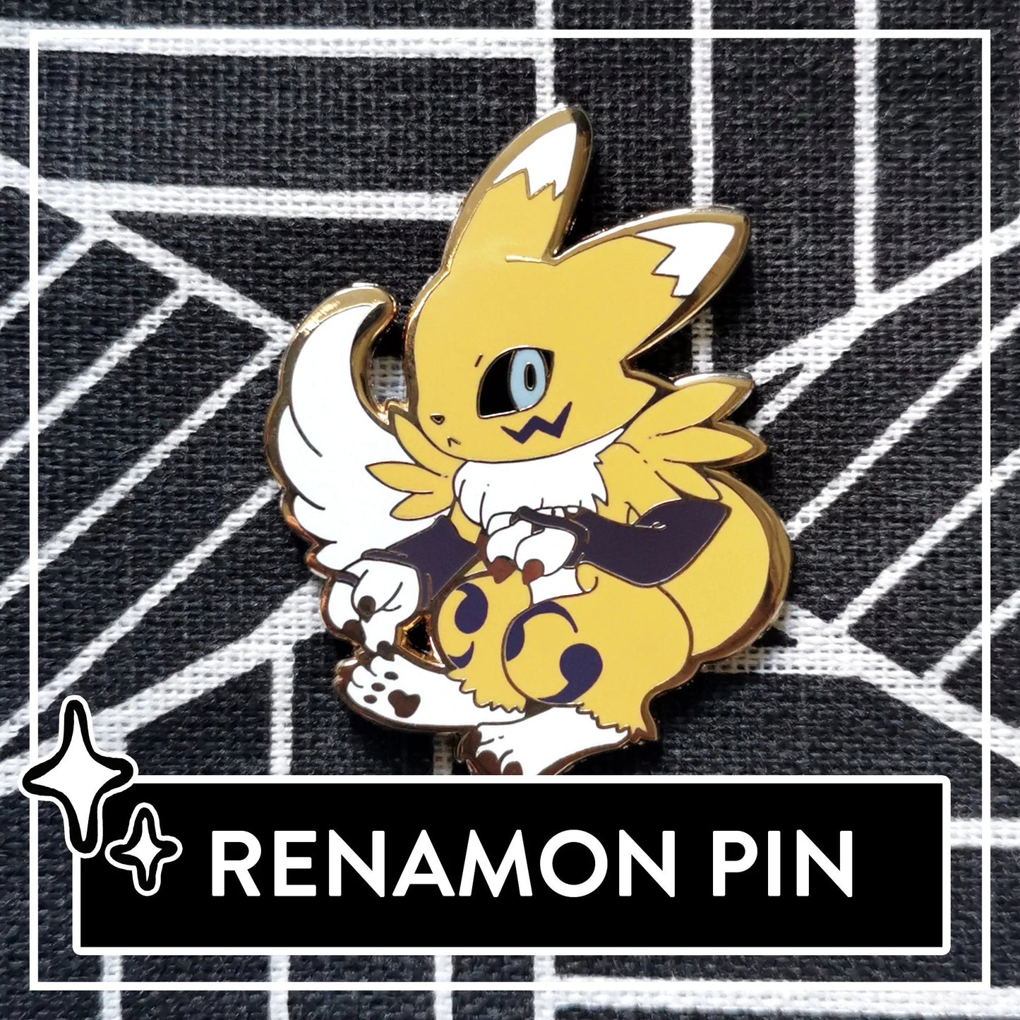 Renamon Hard Enamel Pin