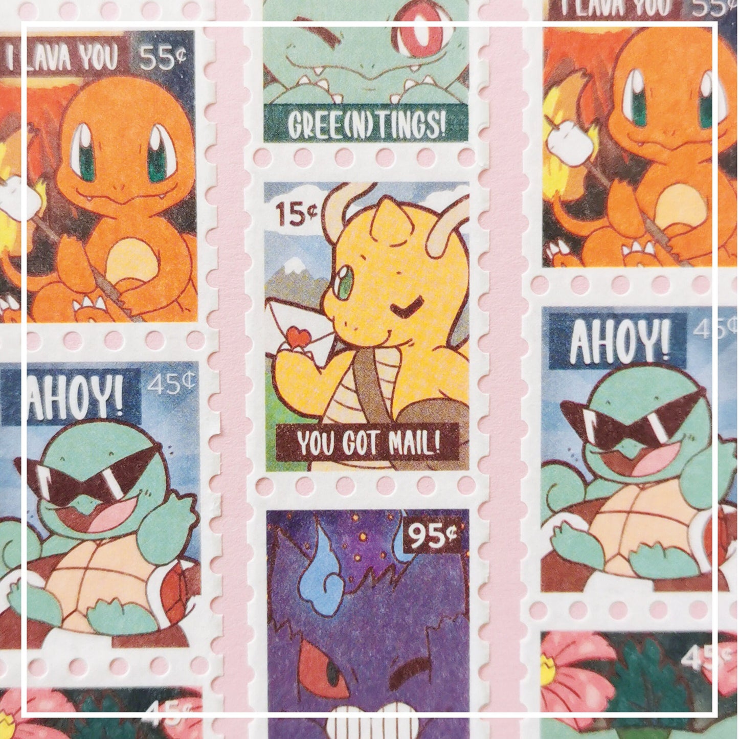 Stamp Washi Tape "Greetings from Kanto"