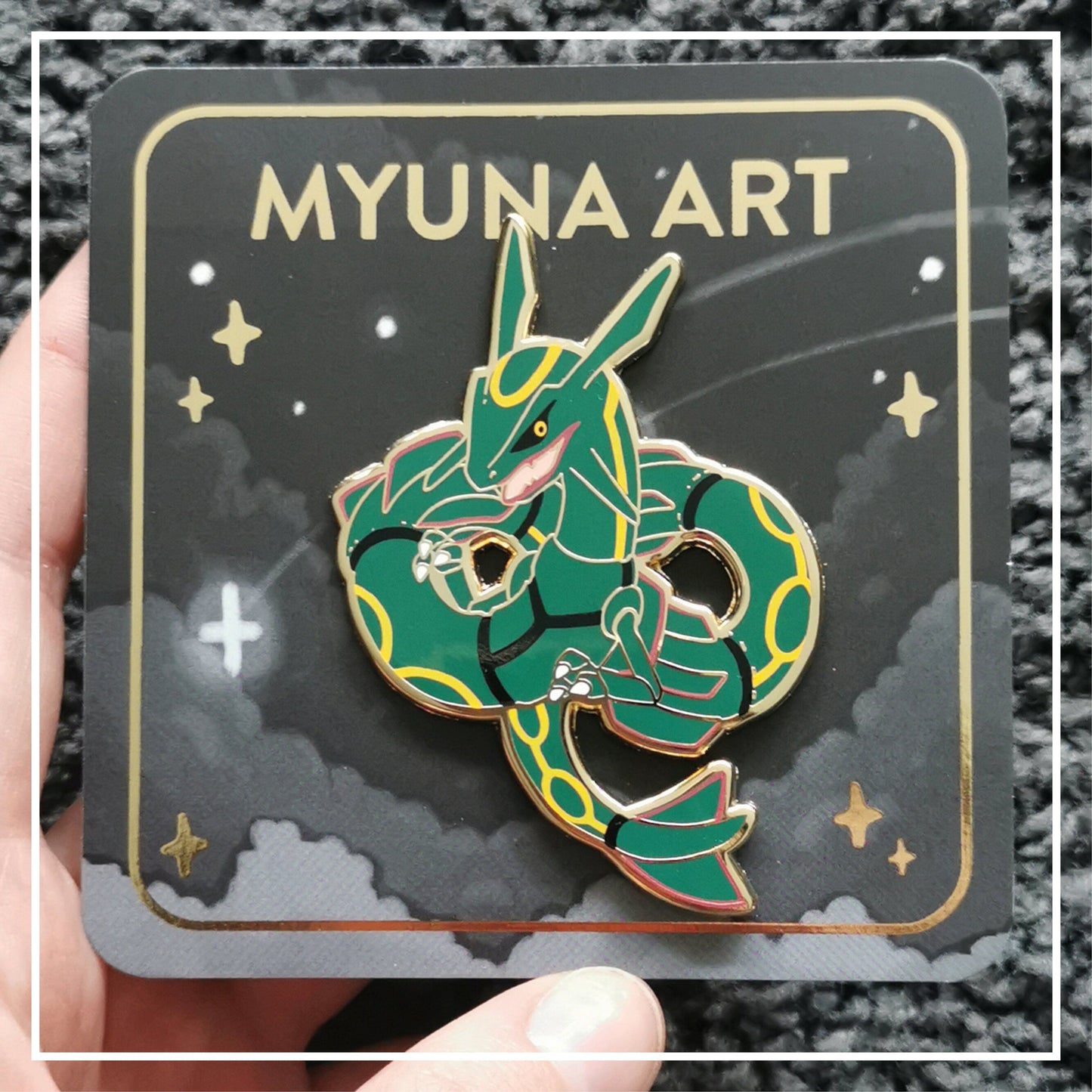 #0384 Sky Dragon (Normal) XXL Hard Enamel Pin
