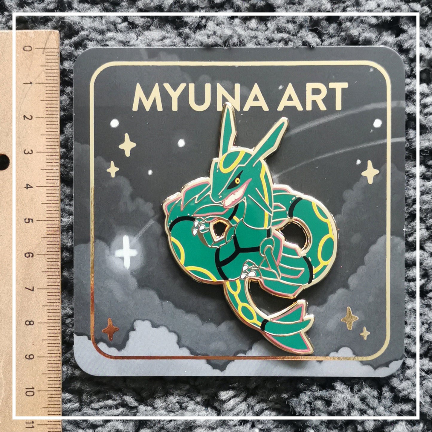 #0384 Sky Dragon (Normal) XXL Hard Enamel Pin