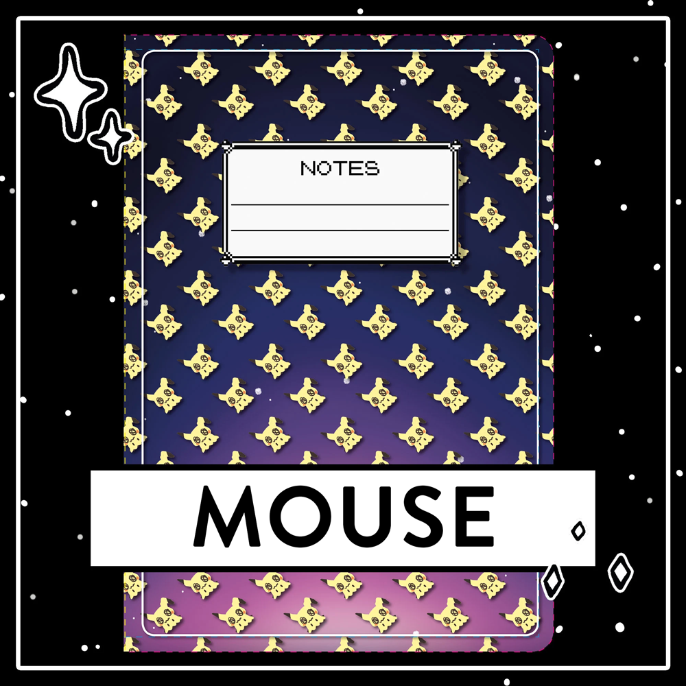 Cute Notebooks in 5 different designs