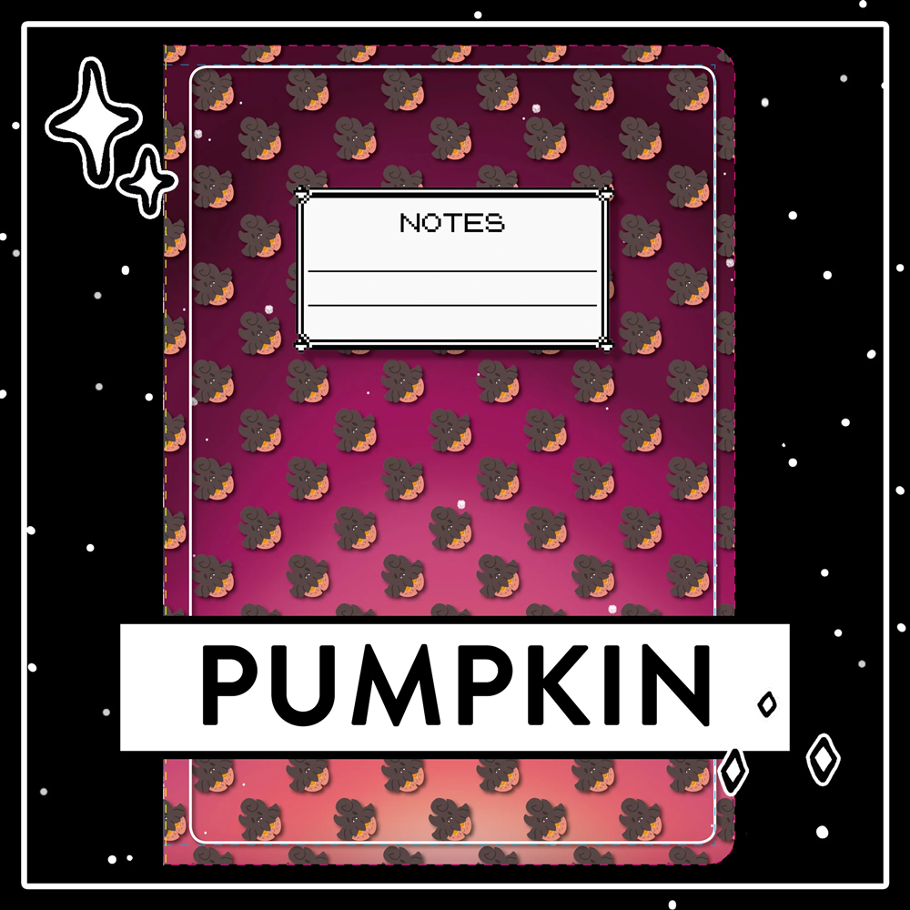 Cute Notebooks in 5 different designs