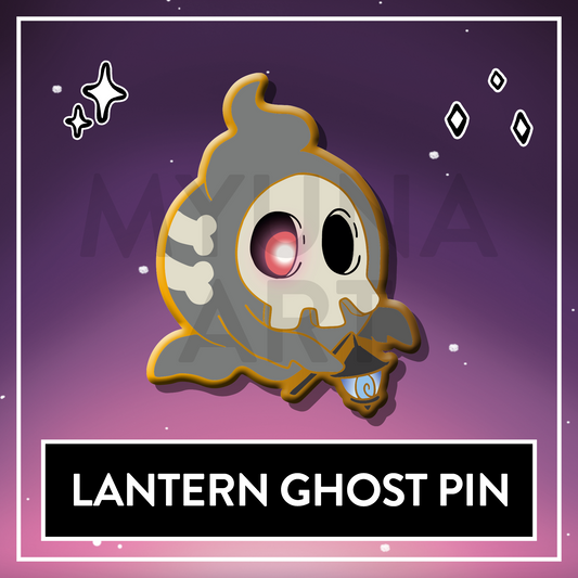 #0355 Lantern Ghost Hard Enamel Pin