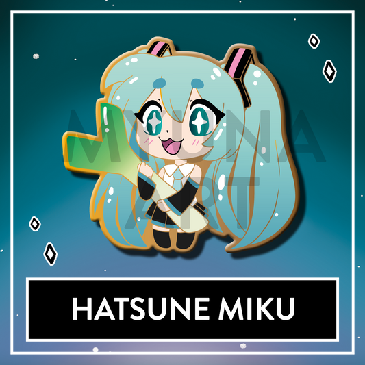 Hatsune Miku Hard Enamel Pin