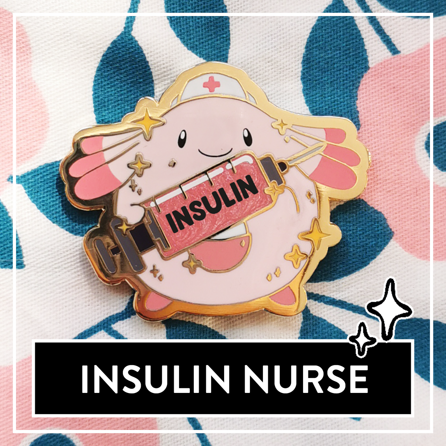 #0113 INSULIN Nurse Hard Enamel Pin