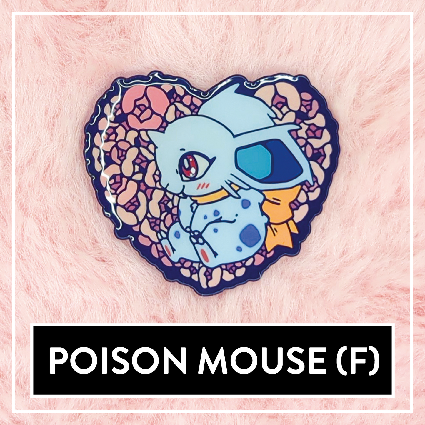 #0029 Poison Mouse (F) Mini Pin