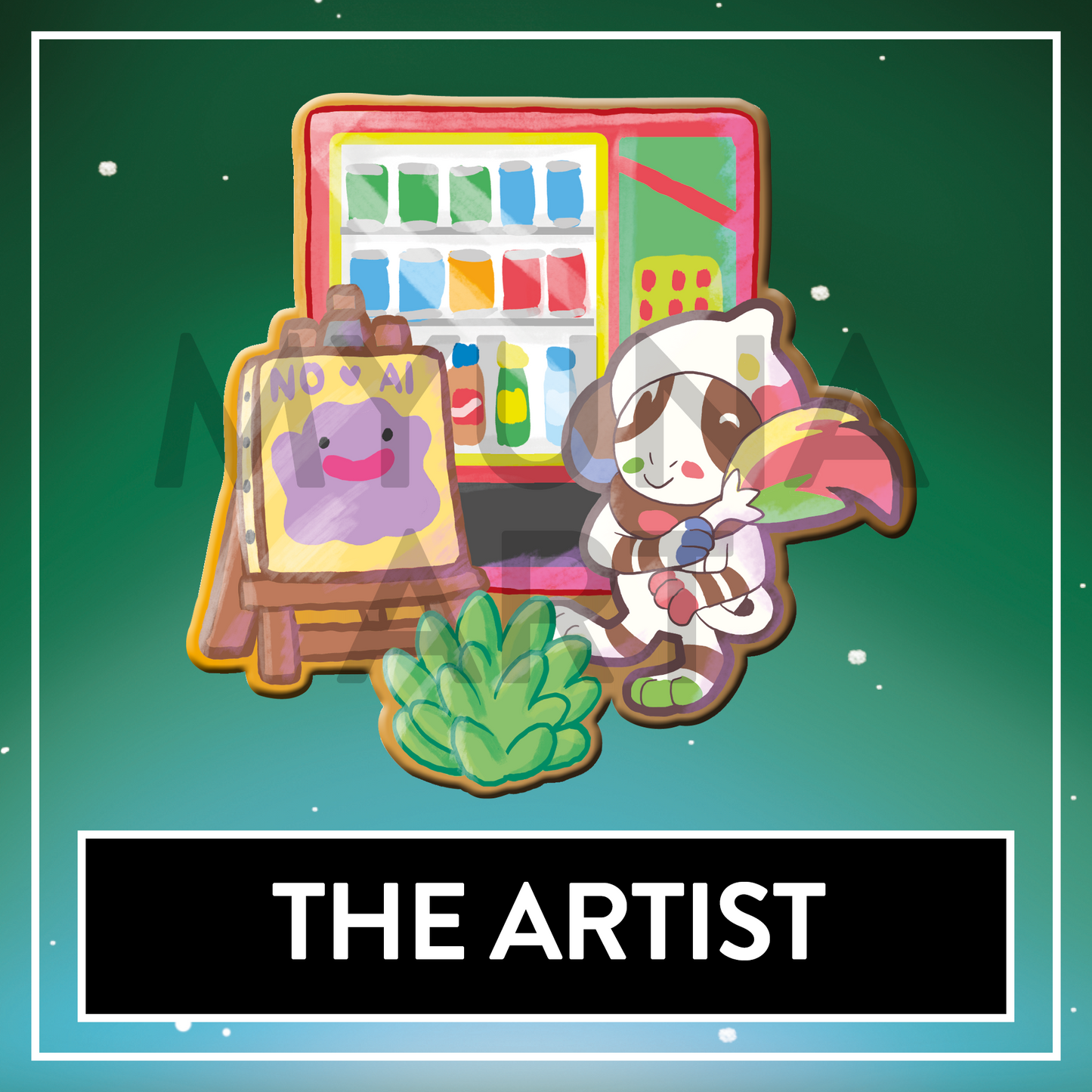The Artist Hard Enamel Pin