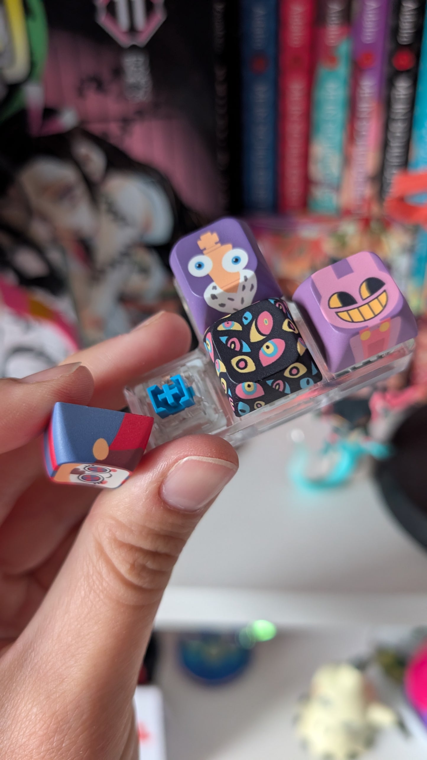 PREORDER Mechanical Fidget Clickers - Cute Keycaps & Clicker Bundles with and without LED Lights