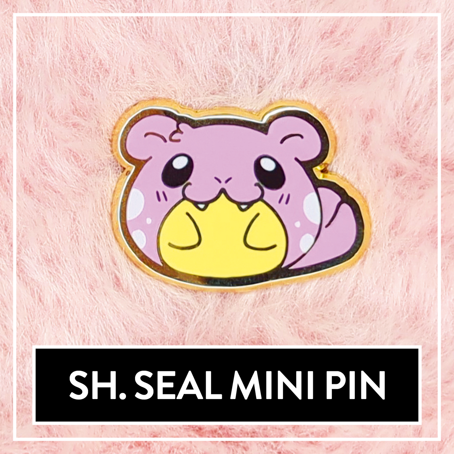 #0363 Shiny Seal Mini Hard Enamel Pin