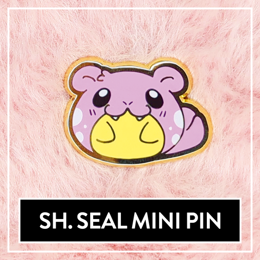 #0363 Shiny Seal Mini Hard Enamel Pin