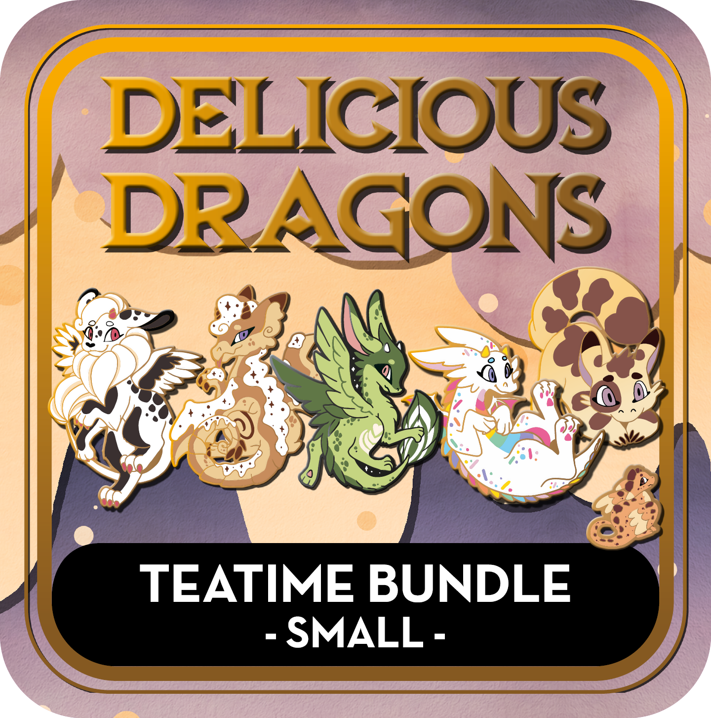 PREORDER Teatime Bundle - Delicious Dragons - Cute Original Art Cookbook